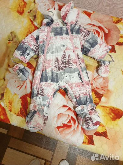 Комбинезон-трансформер 62-74см