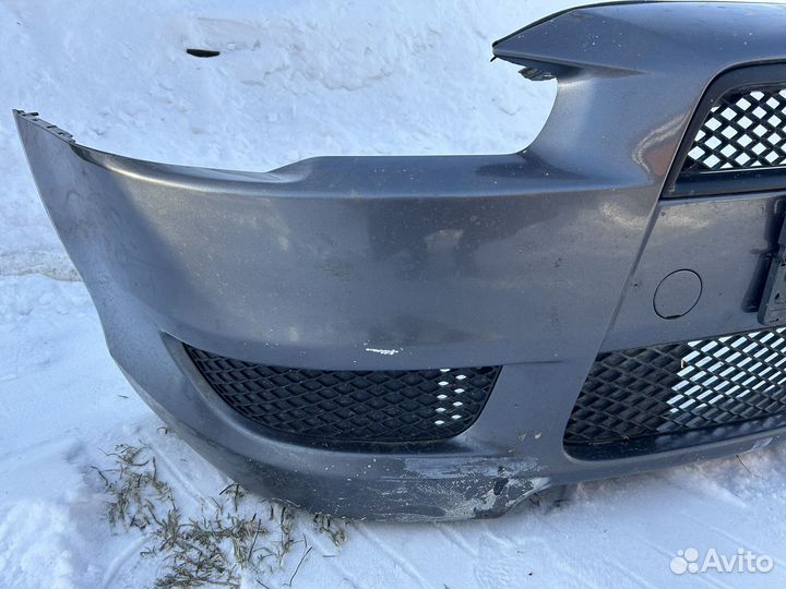 Передний бампер mitsubishi lancer 10