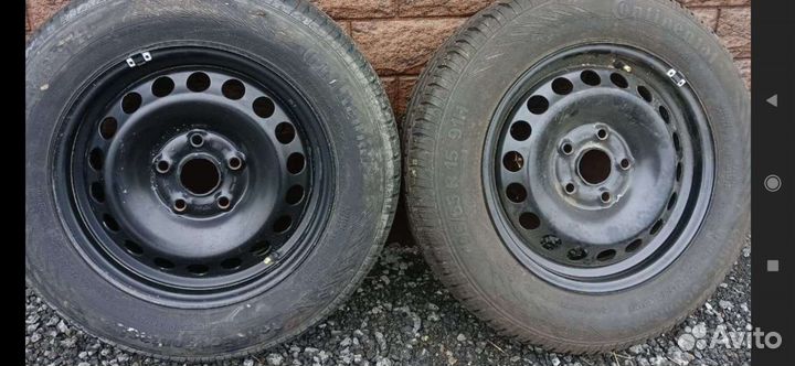 Диски r15 на volkswagen, skoda 2 штуки