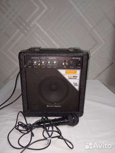 Комбо колонка усилитель и микрофон к электро