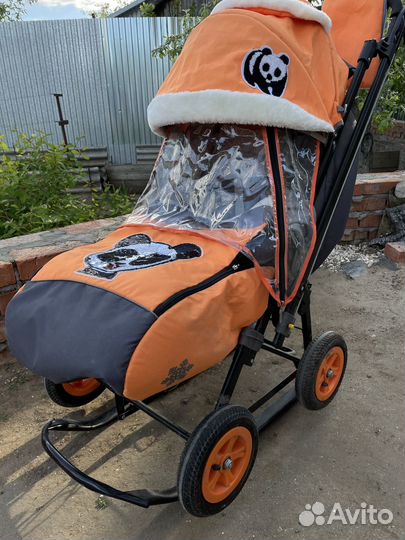 Детские санки коляска