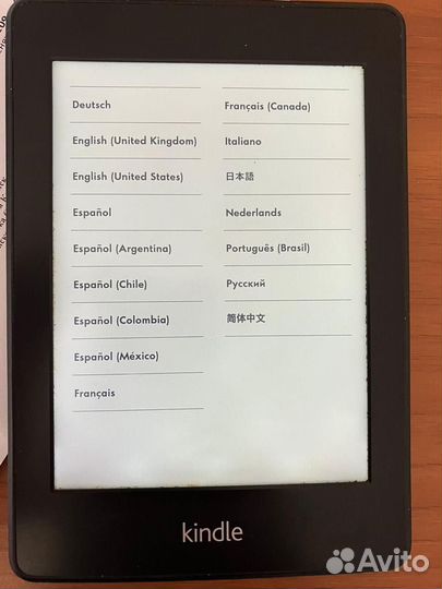 Kindle PaperWhite Wi-Fi B024 2012 год