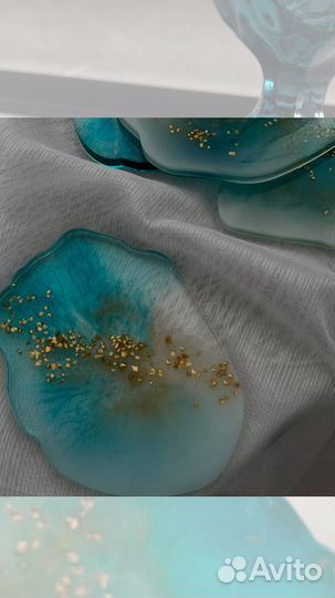 Подставка под горячее из смолы