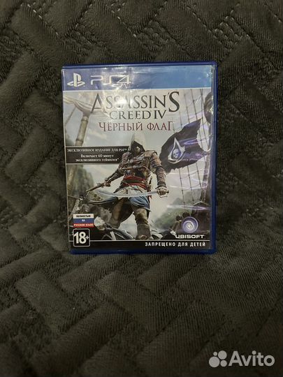 Игра для ps4 assassin's creed lV чёрный флаг
