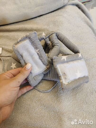 Детский мягкий шлем и защитный рюкзачок