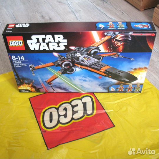 Lego Star Wars 75102 - Истребитель По - Новый