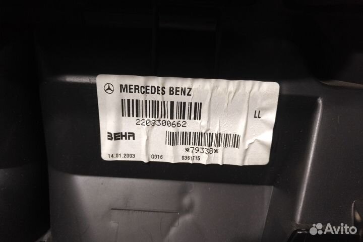 Печка в сборе Mercedes w220