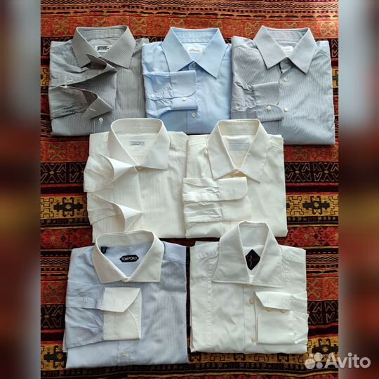 Рубашка мужская Prada, brioni, zilli, Tom Ford