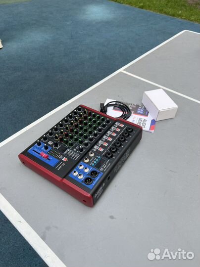 Микшерный пульт на 8 каналов FX + USB + MP3