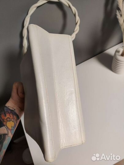 Сумка chanel белая винтаж