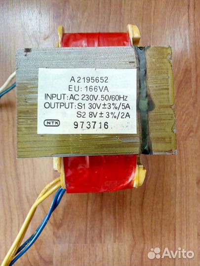 Трансформаторы 230 v. на 30 v.5a., 8v. 2a