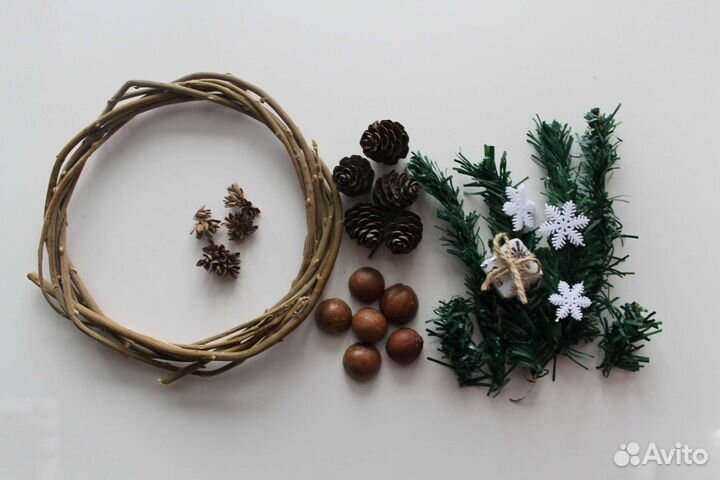 Набор для создания новогоднего венка своими руками