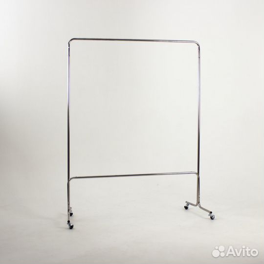 Вешало для одежды напольное одинарное на колесах