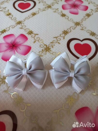 Школьные бантики ручной работы