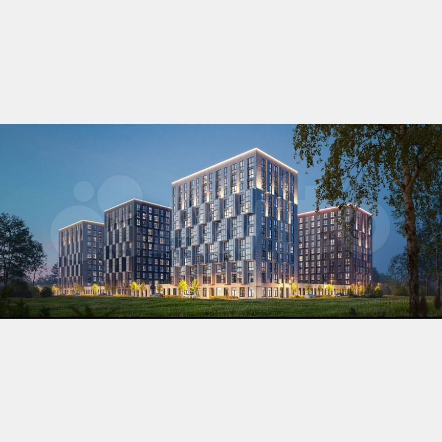 2-к. квартира, 59,6 м², 2/12 эт.