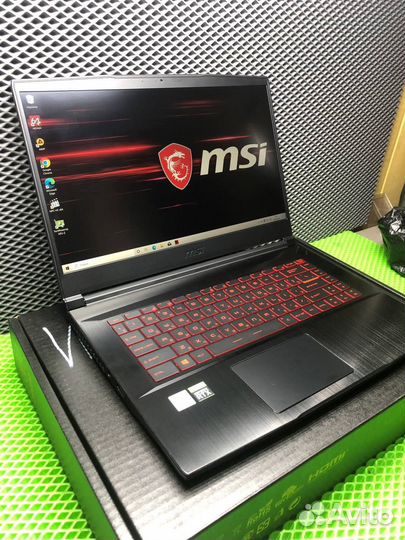 Игровой ноутбук MSI i5-10200/16Gb/512SSD/RTX 3060