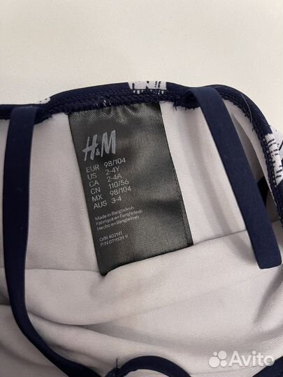 Купальник для девочки hm 98
