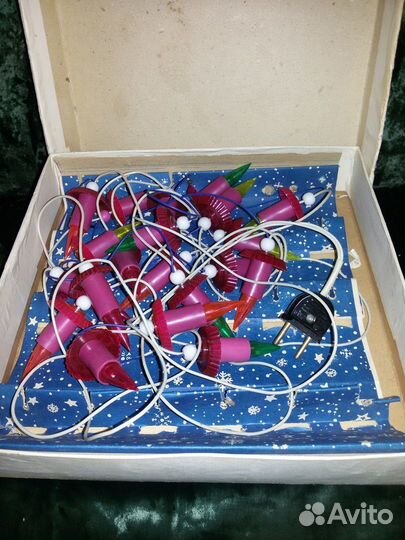 Гирлянды СССР волшебные свечи