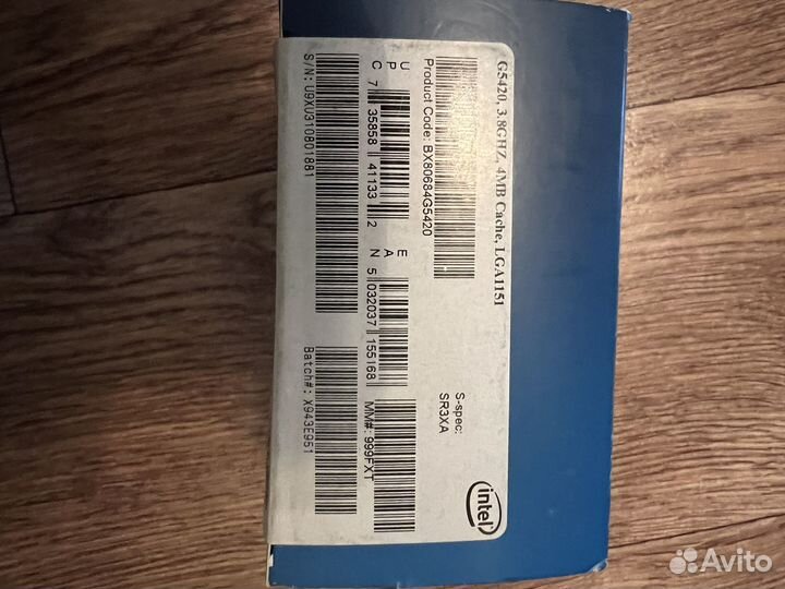 Процесор Intel Pentium Gold G5420 1151v2