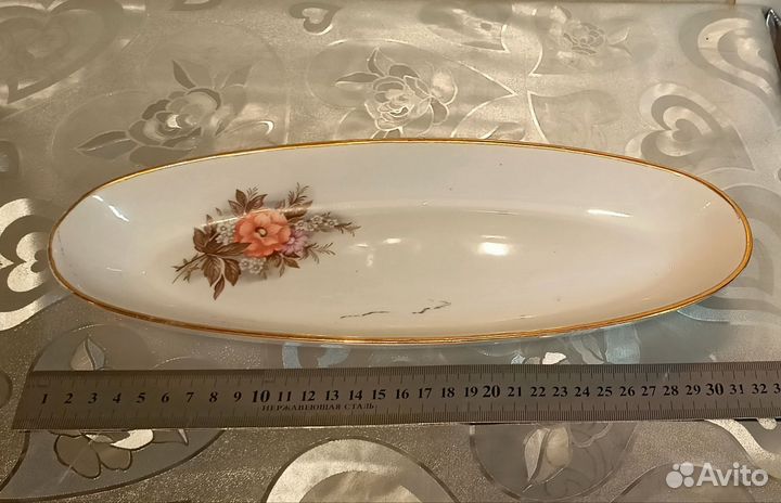 Блюдо овальное СССР 2 шт цена за всё