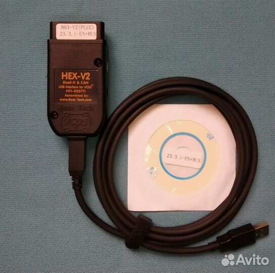 Автосканер VAG HEX-V2 vcds на Русском