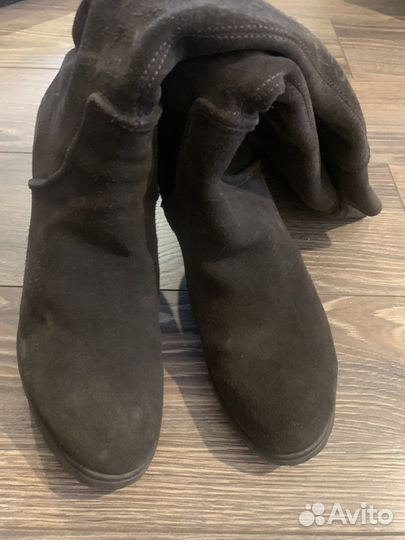 Сапоги женские Geox 39 размер, замшевые