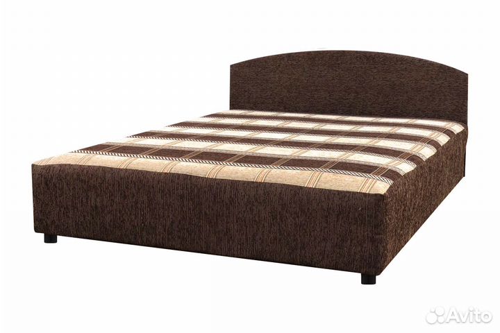 Кровать без ящика (коричневый мегабосс). В наличии