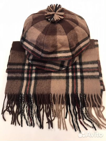 Кепка+шапка, комплект новый из шерсти