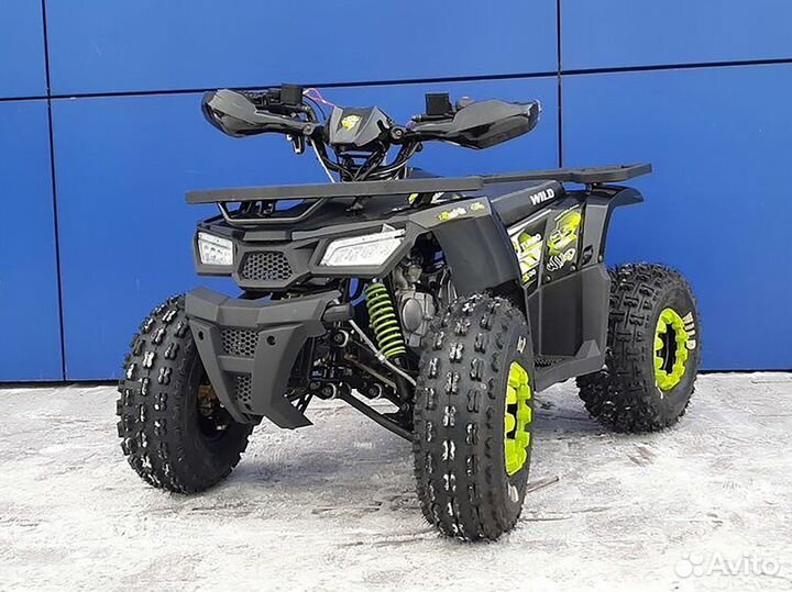 Квадроцикл Motoland wild 125 черный