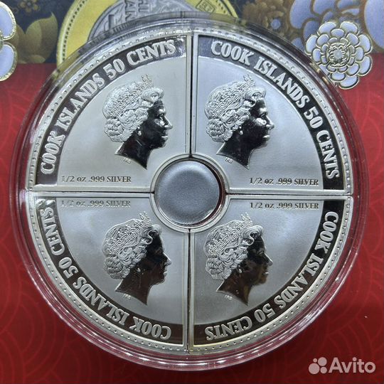 Острова Кука 2006 Нефть и Газ. Вес 62,2 гр