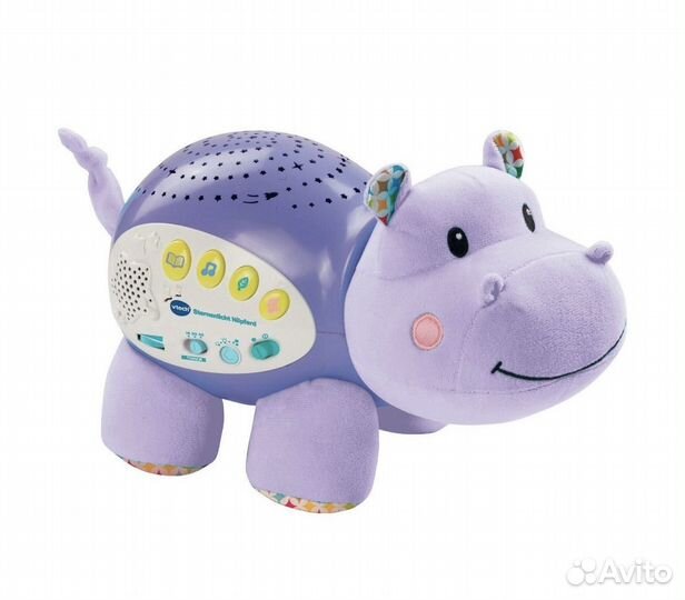 Игрушка бегемот интерекративная, звездное небо