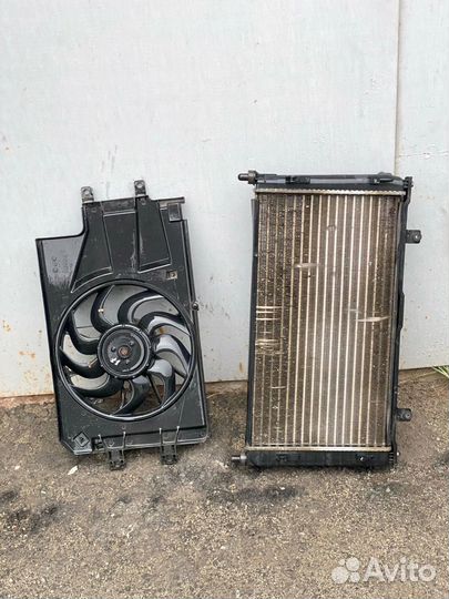 Радиатор вентилятор гранта калина 2 датсун и др