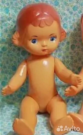 Кукла пупс девочка целлулоид