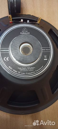 Behringer динамики комплект новые