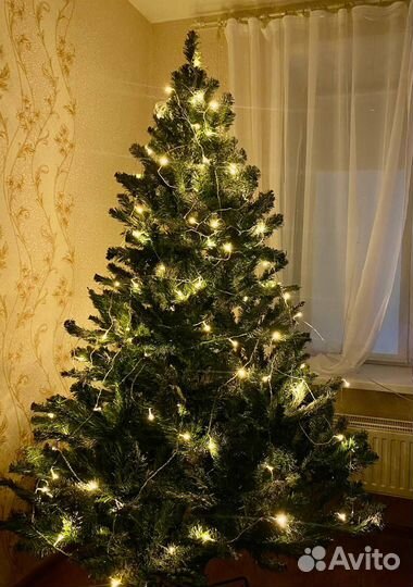Ель искусственная заснеженная 210 см ёлка бу
