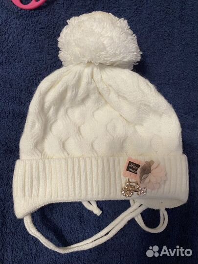 Шапка теплая для девочки