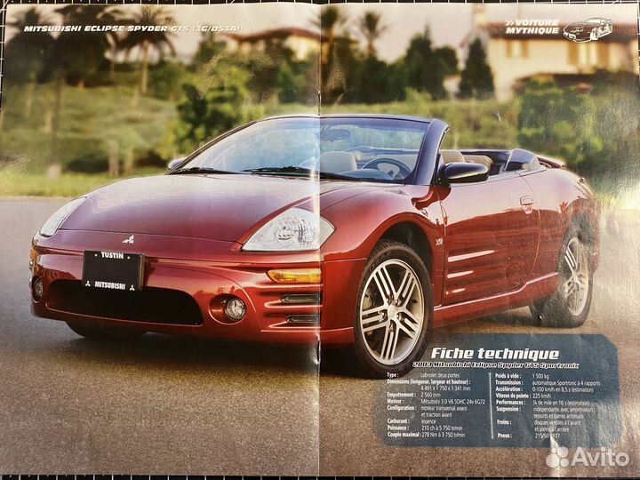 Журнал Mitsubishi Eclipse Spyder Fast & Furious Фо