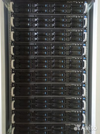 Сервер видеонаблюдения на базе asus RS520-E6/RS8