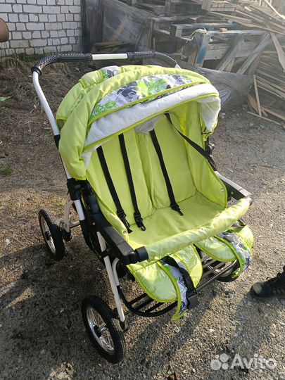 Детские коляски 2 в 1 для двойни