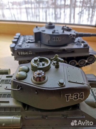 Танковый бой на радиоуправлении