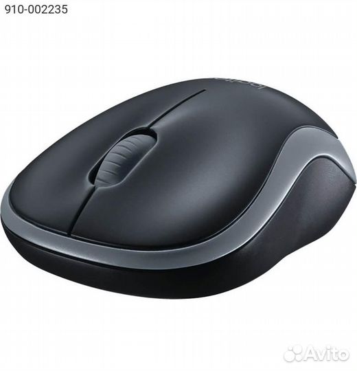 910-002235, Мышь Logitech M185 Беспроводная тёмно