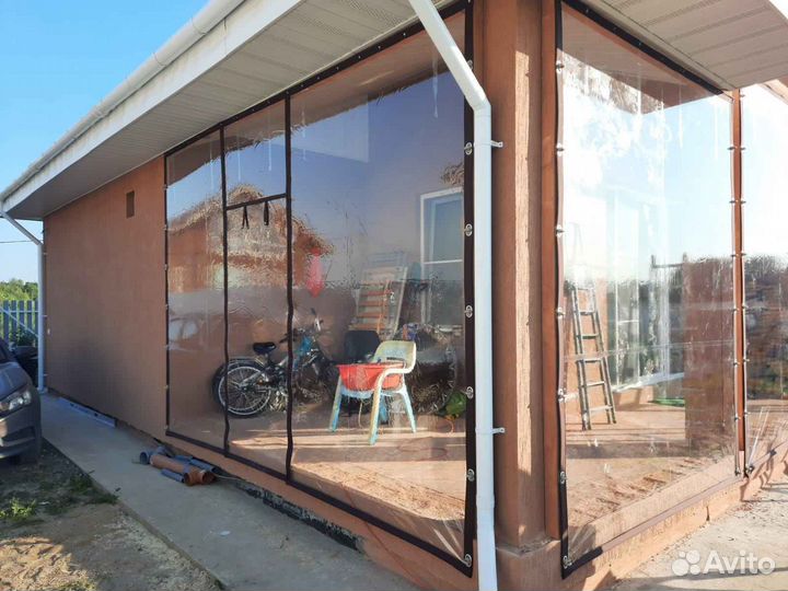 Мягкие окна для уличных кафе, павильонов, складов