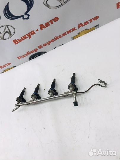 Топливная рампа форсунки chevrolet aveo т300