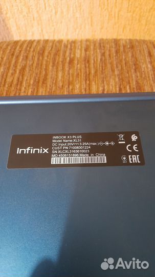 Ноутбук Infinix X3Plus(i7 512mb)в новом состоянии