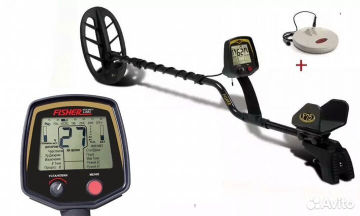 Металлоискатель Fisher F75 LTD SE Black RUS (русиф