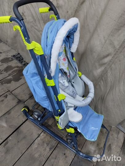 Детские санки-коляска