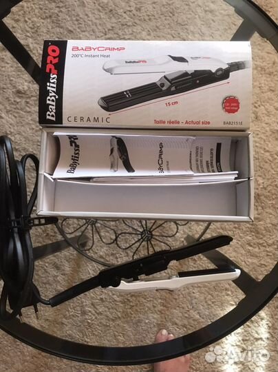 Щипцы гофре babyliss прикорневой