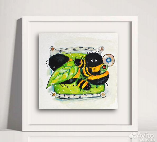 Картина маслом миниатюра 