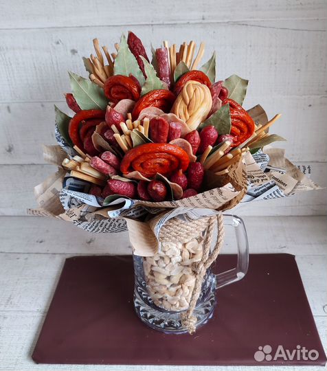 Мужской съедобный букет