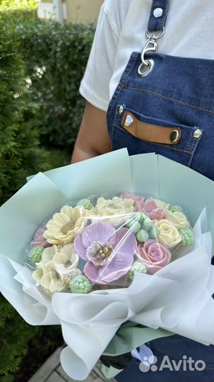 Съедобный букет на День учителя воспитателя